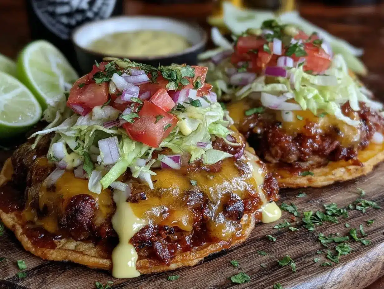 smash burger tacos preparation steps