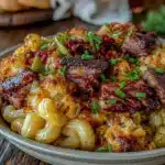smoked brisket mac and cheese - featured image