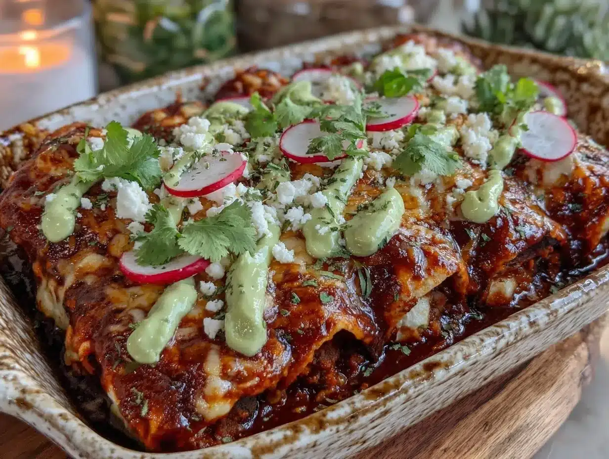 smoky chipotle black bean and sweet potato enchiladas preparation steps