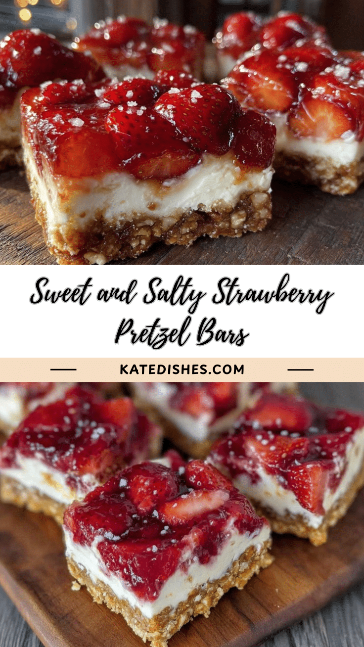 strawberry pretzel salad bars recipe