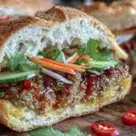 vietnamese bánh mì with lemongrass pork pâté - featured image