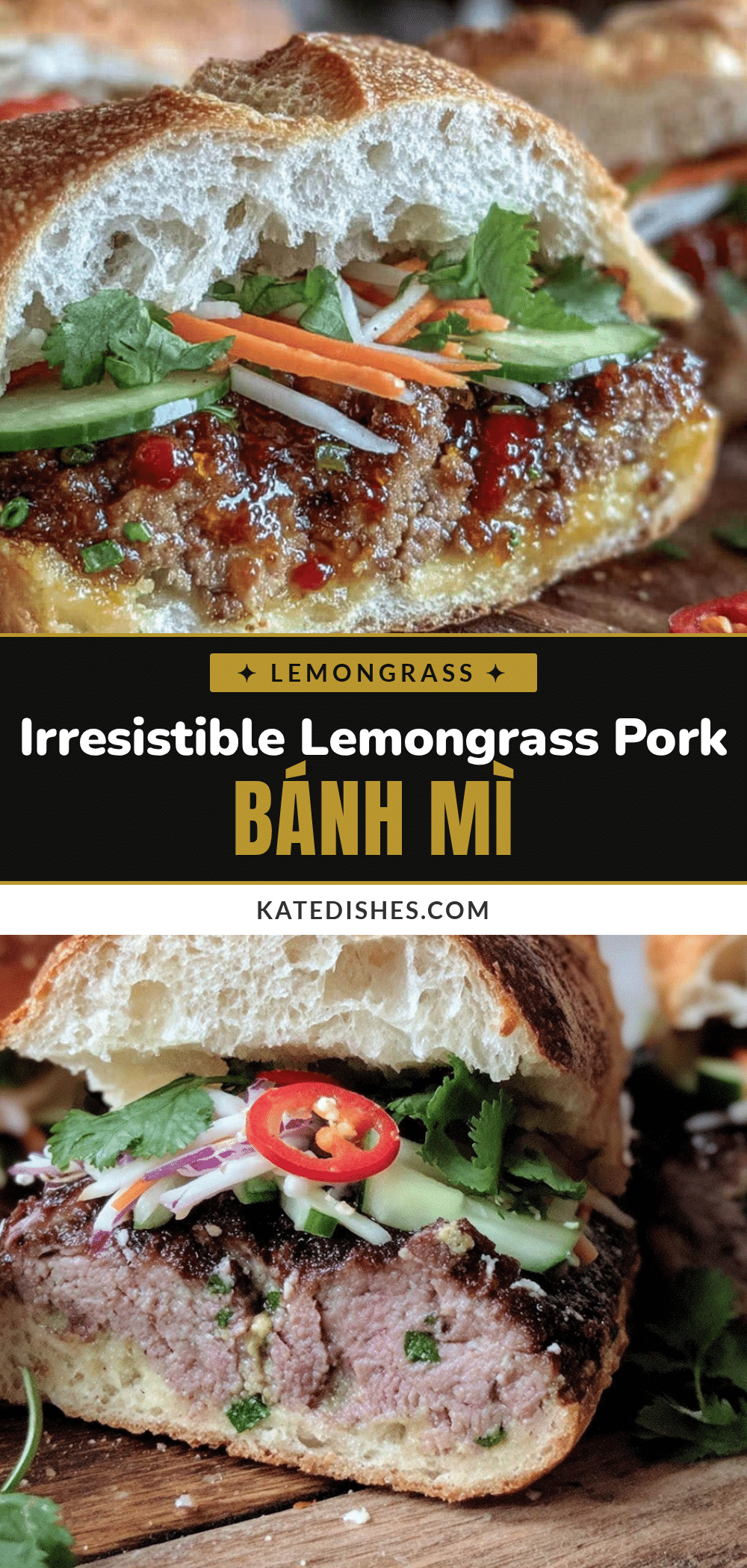 vietnamese bánh mì with lemongrass pork pâté recipe