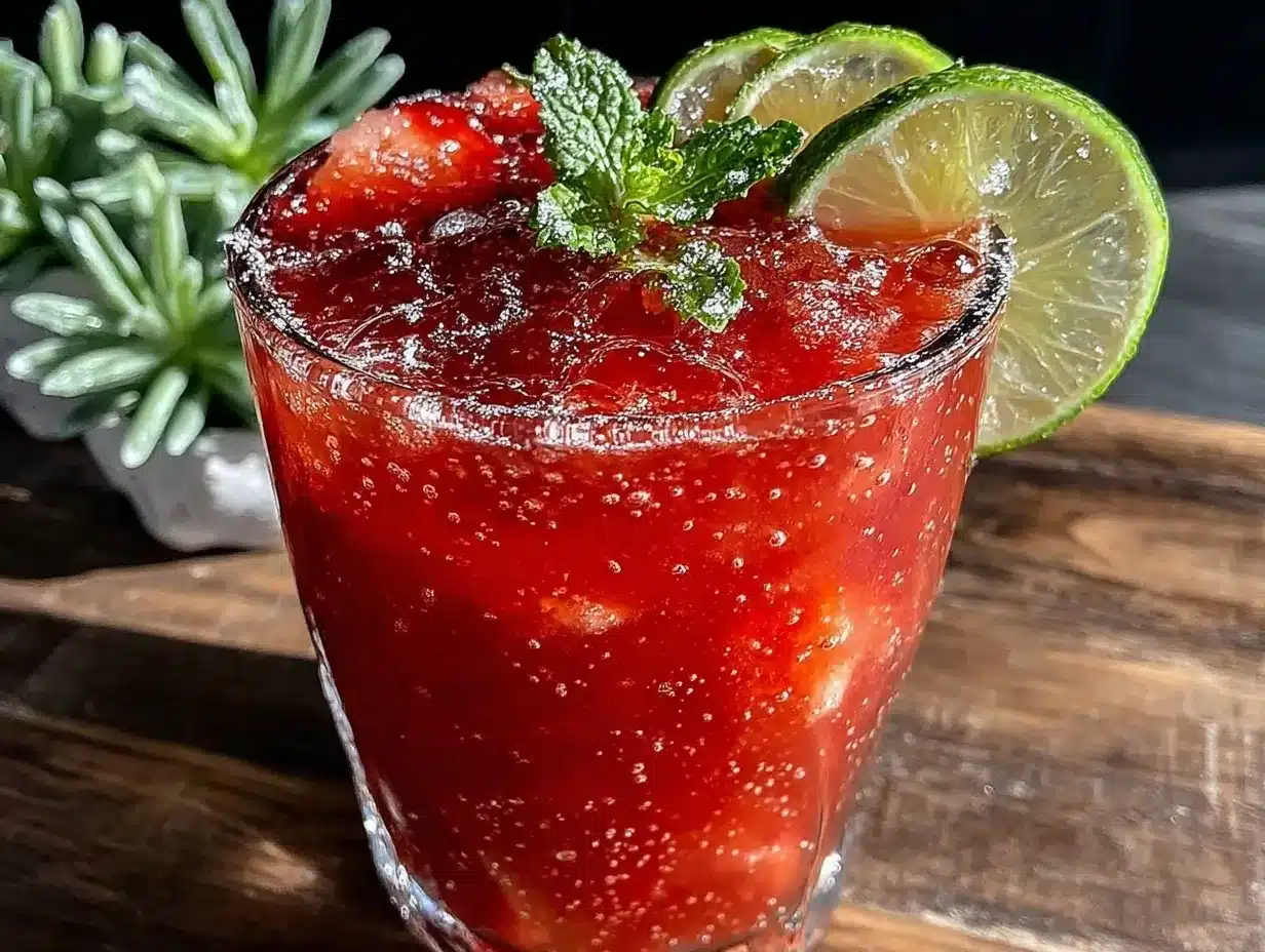 watermelon agua fresca with lime preparation steps