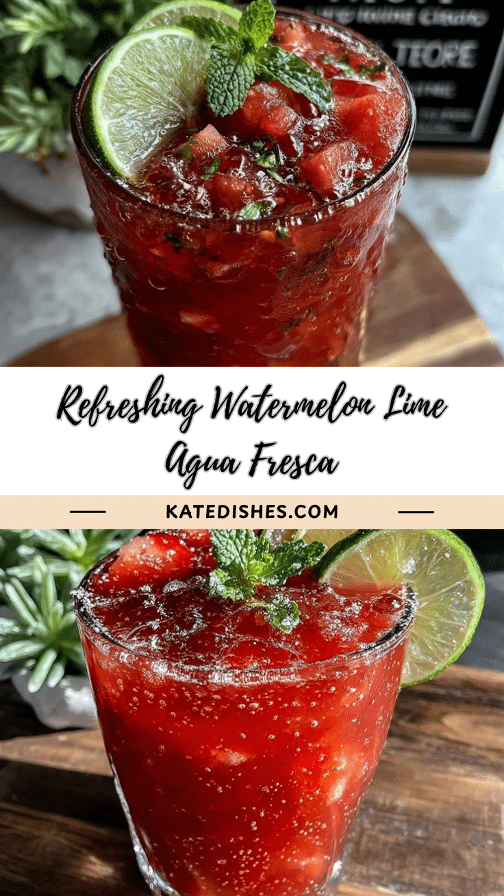 watermelon agua fresca with lime recipe